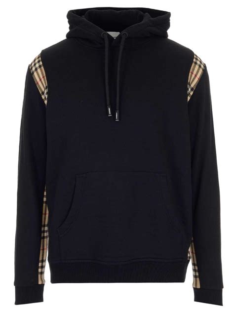 black burberry hoodie mens|Burberry hoodie vintage.